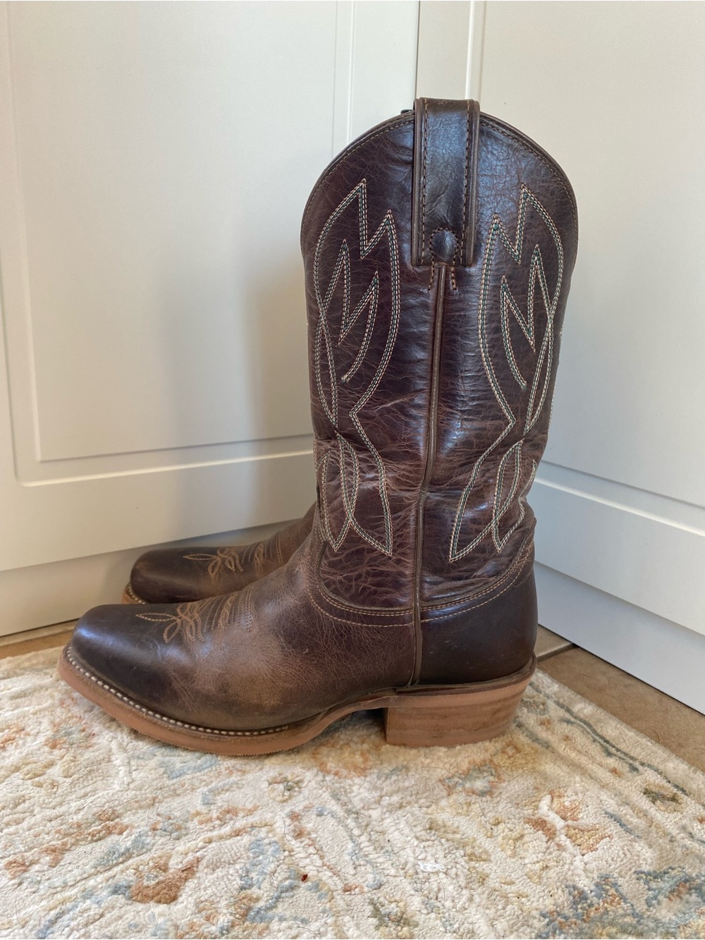Justin Women’s Mayberry Umber Western Cowgirl Cowboy Boots
